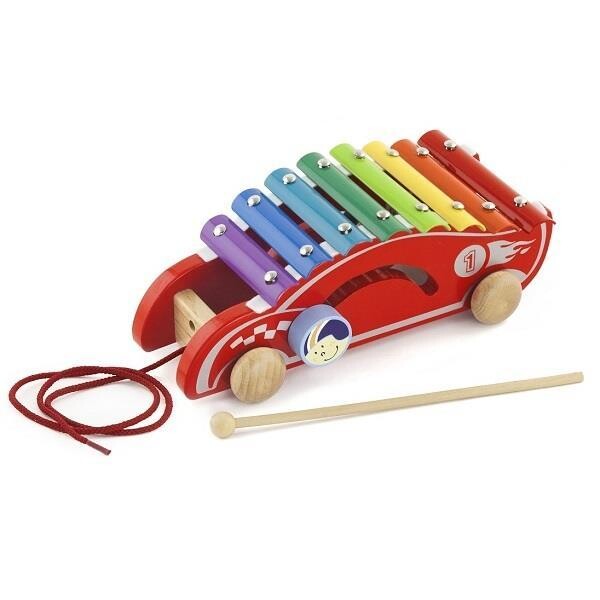 

Игрушка-каталка Viga Toys "Машинка" (50341)