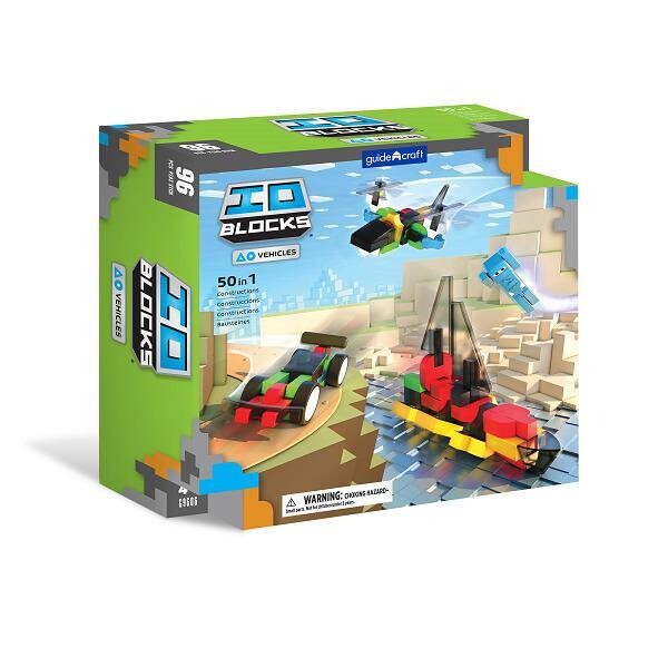 

Конструктор Guidecraft IO Blocks Транспорт, 96 деталей (G9606)