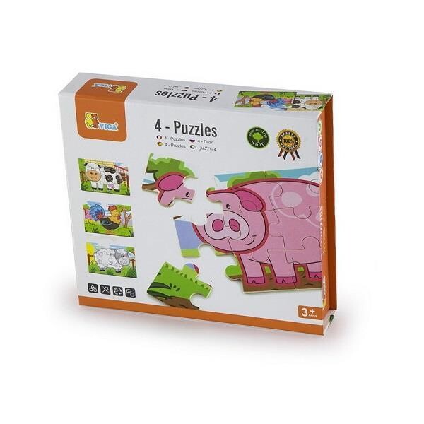 

Набор пазлов Viga Toys "Ферма", 48 элементов (50069)