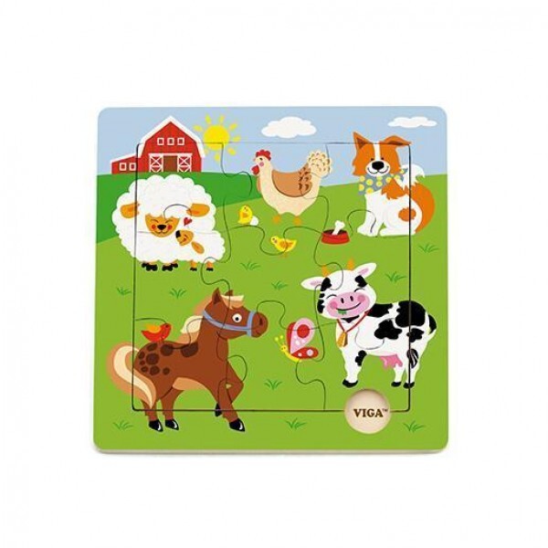 

Пазл Viga Toys "Ферма" (50837)