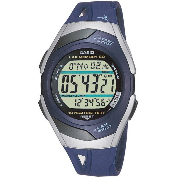 

Хромированые часы Casio Collection синий