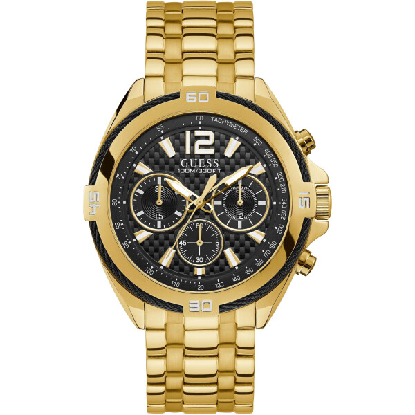 

Хромированые часы Guess золотой