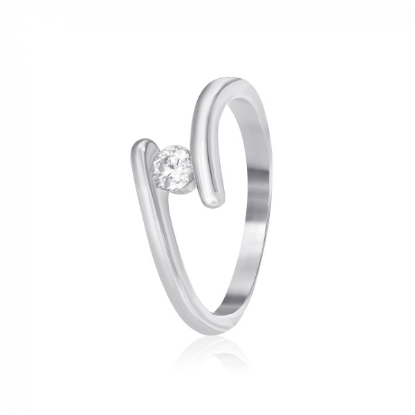 

Кольцо из серебра с Swarovski Zirconia, размер 18 (813346)