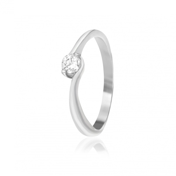 

Кольцо из серебра с Swarovski Zirconia, размер 17 (813372)