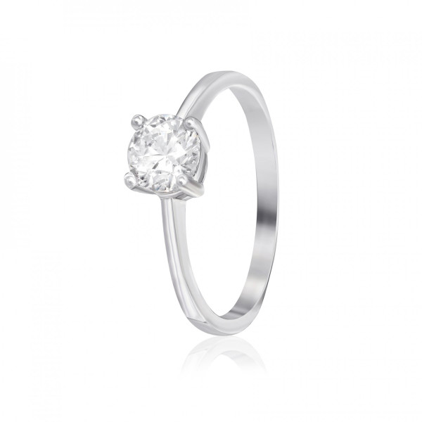 

Кольцо из серебра с Swarovski Zirconia, размер 18.5 (813426)