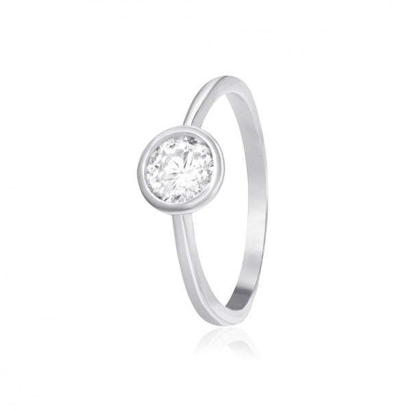 

Кольцо из серебра с Swarovski Zirconia, размер 16 (813454)