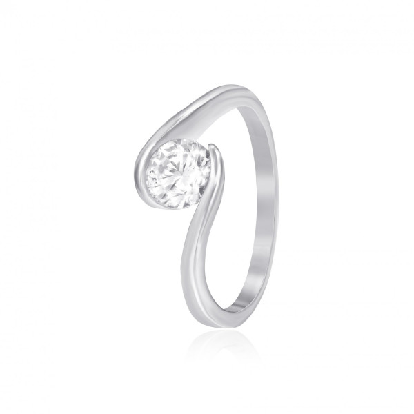 

Кольцо из серебра с Swarovski Zirconia, размер 18 (813481)