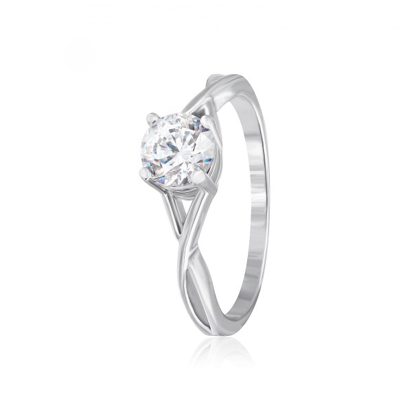 

Кольцо из серебра с Swarovski Zirconia, размер 18 (813499)