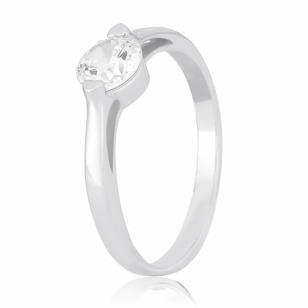 

Кольцо из серебра с Swarovski Zirconia, размер 16 (813656)
