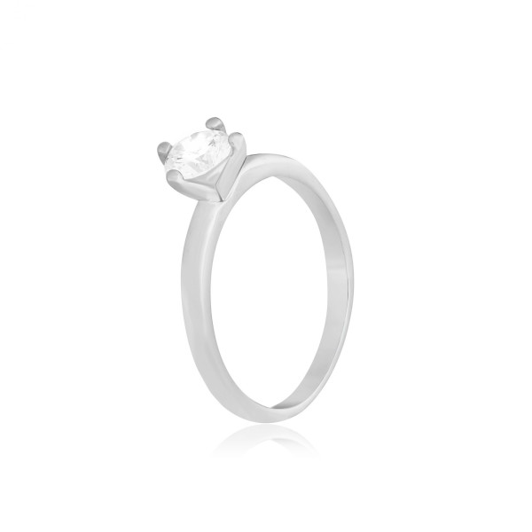 

Кольцо из серебра с Swarovski Zirconia, размер 18 (813688)