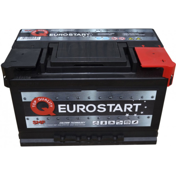 

Автомобильный аккумулятор EUROSTART 77AAh Ев (-/+) (740EN) 577046074