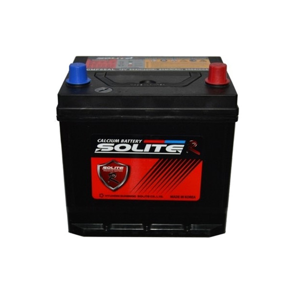 

Автомобильный аккумулятор SOLITE R Japan 55Ah Ев (-/+) (500CCA) , CMF55AL