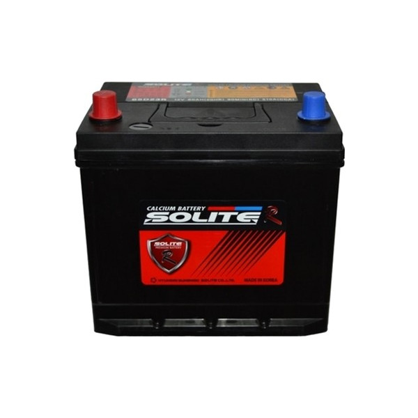 

Автомобильный аккумулятор SOLITE R Japan 60Ah (+/-) (510CCA) , 65D23R