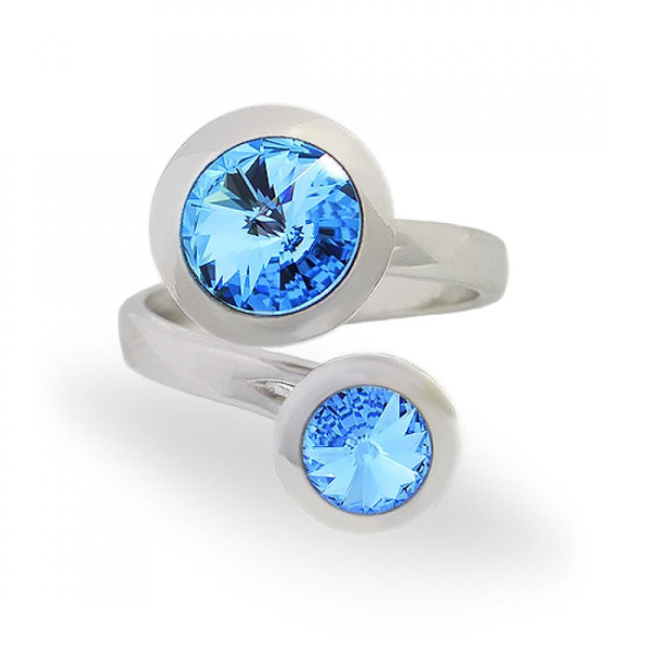 

Кольцо с кристаллами Swarovski (829348)