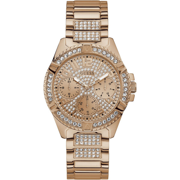 

Многофункциональные часы Guess розово-золотой цвет