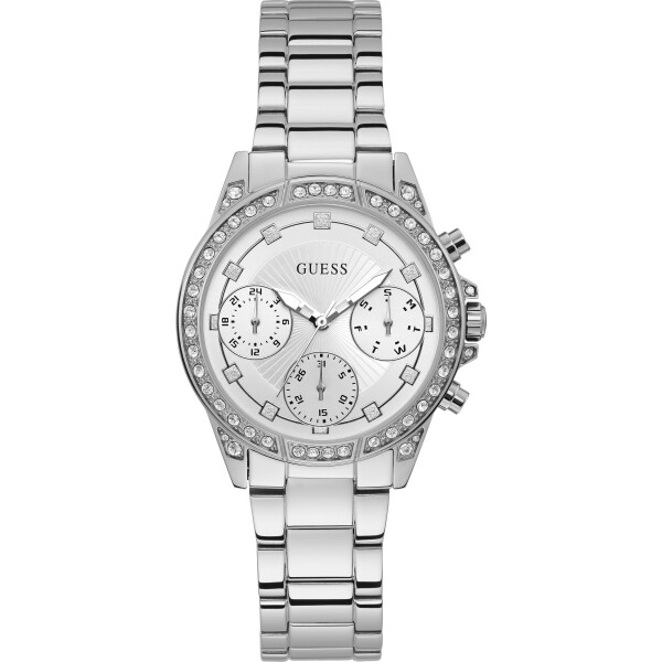 

Многофункциональные часы Guess серебряный
