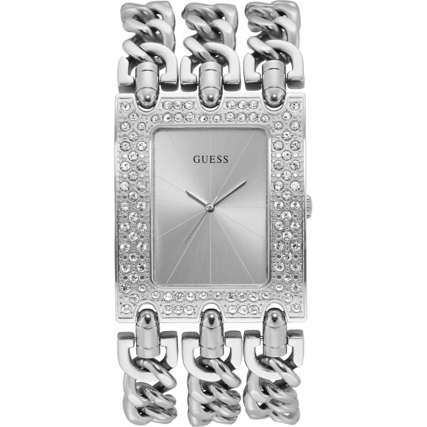 

Кварцевые часы Guess серебряный