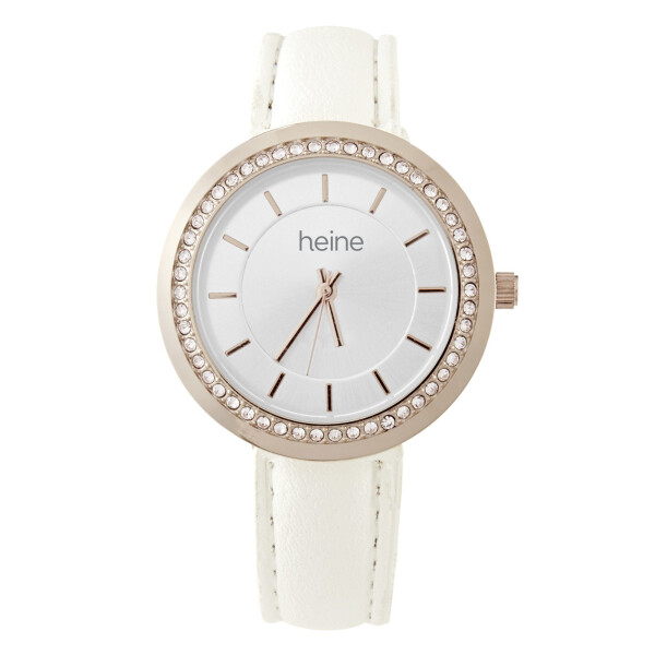

Кварцевые часы heine белый