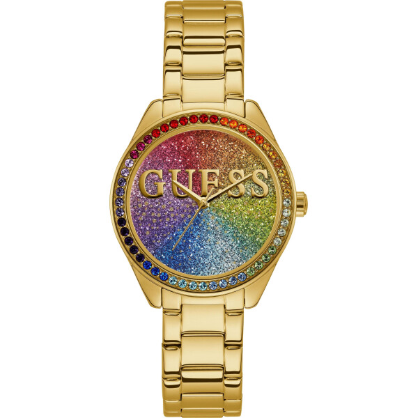 

Кварцевые часы Guess золотой