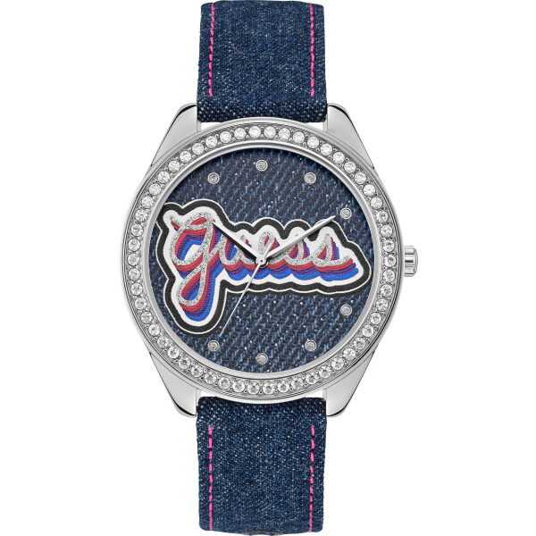 

Кварцевые часы Guess синий