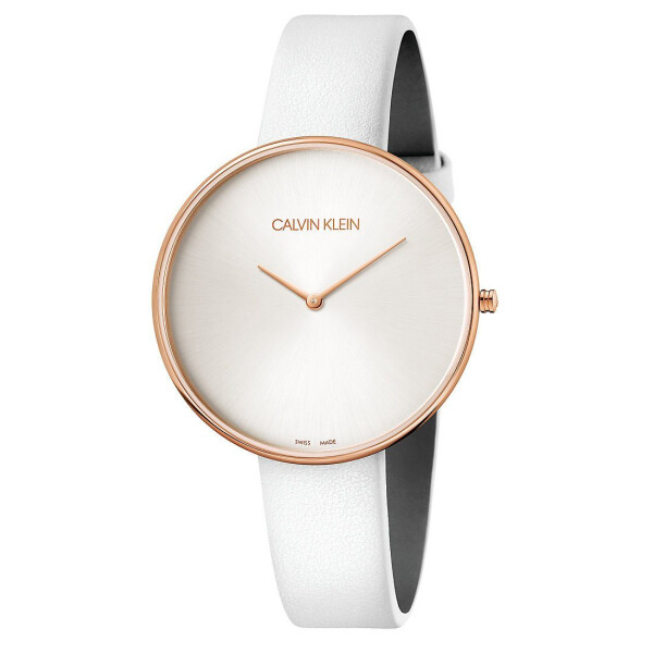 

Кварцевые часы Calvin Klein белый Один размер
