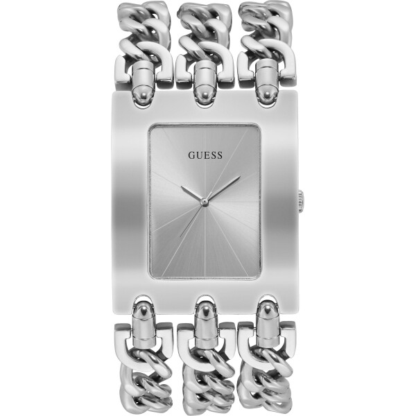 

Кварцевые часы Guess серебряный