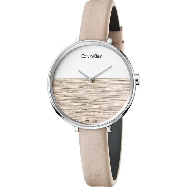 

Кварцевые часы Calvin Klein бежевый