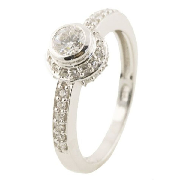 

Кольцо из серебра с куб. циркониями, размер 17 (1285826)