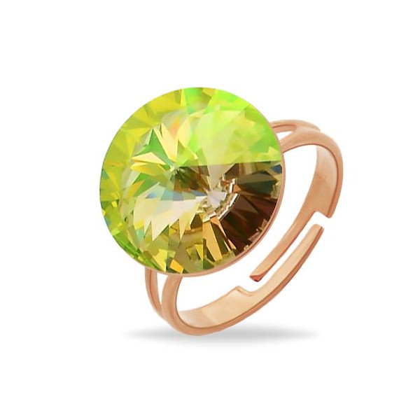 

Кольцо с кристаллом Swarovski в позолоте (1311393)