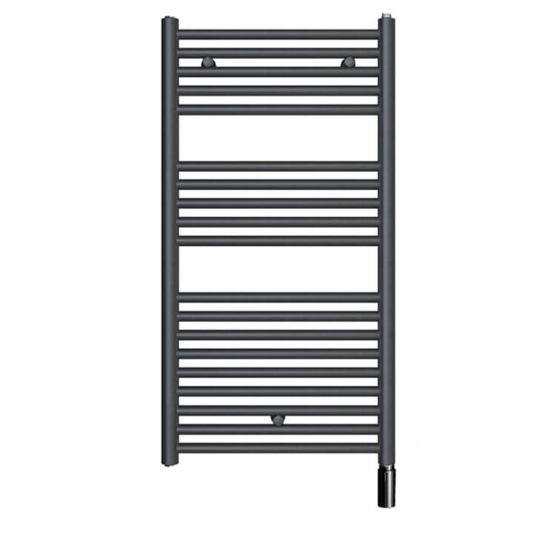

Электрический полотенцесушитель Zehnder Klaro 500х946 с/м 500 Вт черный матовый