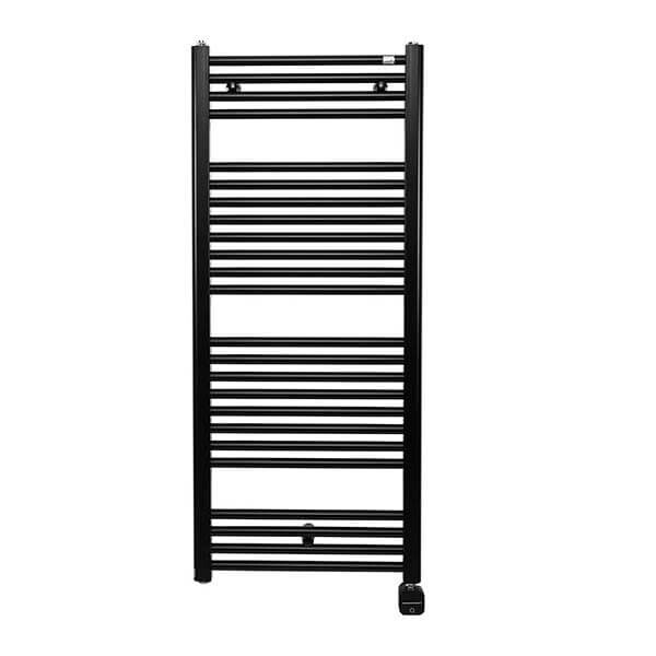 

Электрический полотенцесушитель Zehnder Virando 500х1226 с теном NEX с/м черный матовый