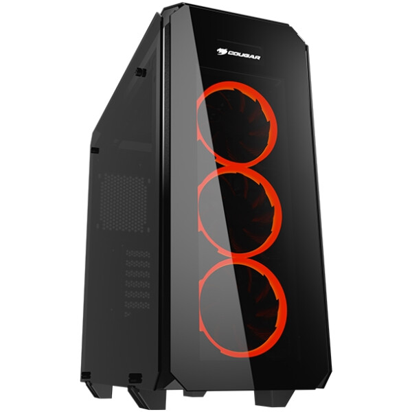 

Cougar Puritas Игровой корпус, 2*3.5"+4*2.5", 3 Vortex LED Fans, Fan Controller