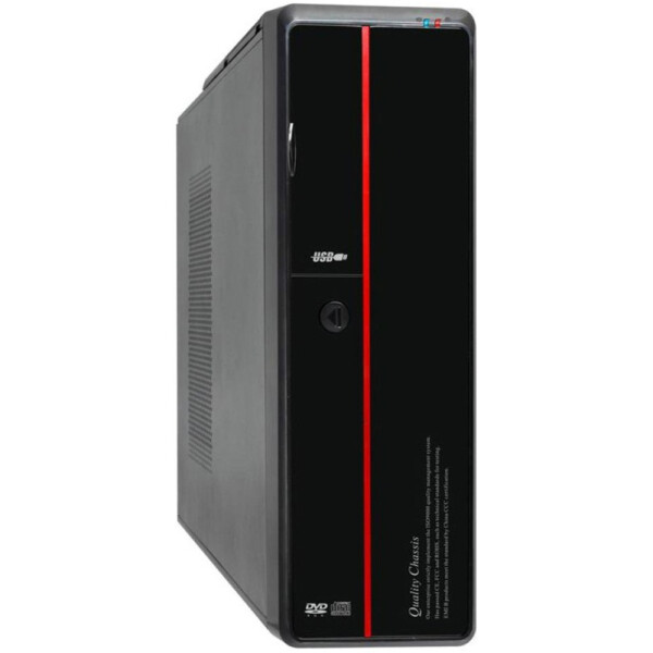 

Logicpower S602 BS Slim 400w 8см, кардридер 2хUSB3.0, Black