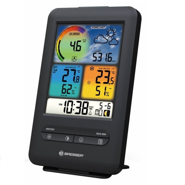 

Bresser WIFI Colour 4-in-1 UV_Light Sensor Black