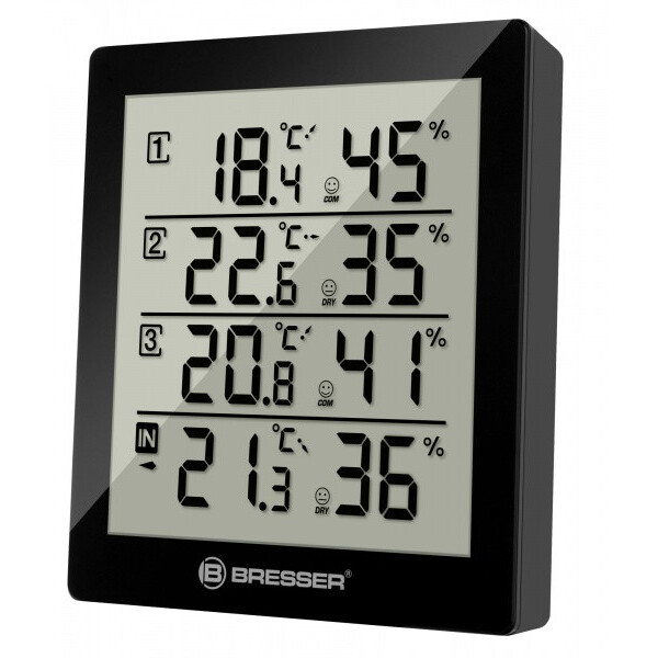 

Bresser Temeo Hygro Quadro black