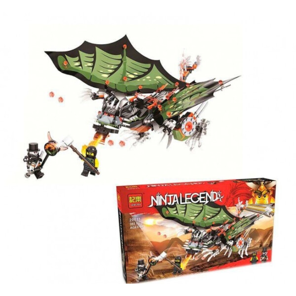 

Jemlou Ninja Legend 20011 (36) Дракон, 385 деталей