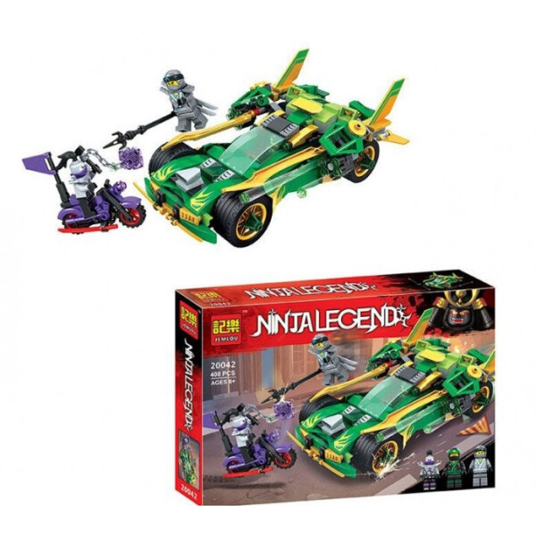 

Jemlou Ninja Legend 20042 (24) "Ночной вездеход", 408 деталей