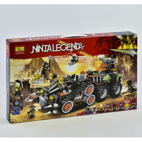 

Jemlou Ninja Legend 20013 (12) "Стремительный странник", 744 детали, в коробке