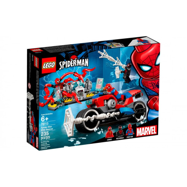 

LEGO Super Heroes Спасение на мотоцикле с Человеком-пауком (76113)