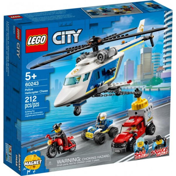 

LEGO City Погоня на полицейском вертолёте (60243)