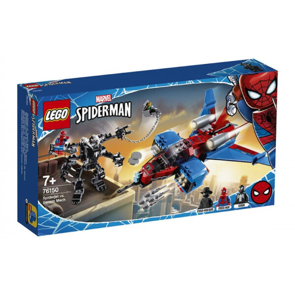 

LEGO Super Heroes Реактивный самолёт Человека-Паука против Робота Венома (76150)