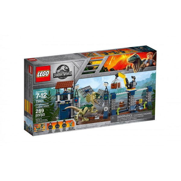 

LEGO Jurassic World Нападение Дилофозавра на сторожевой пост (75931)