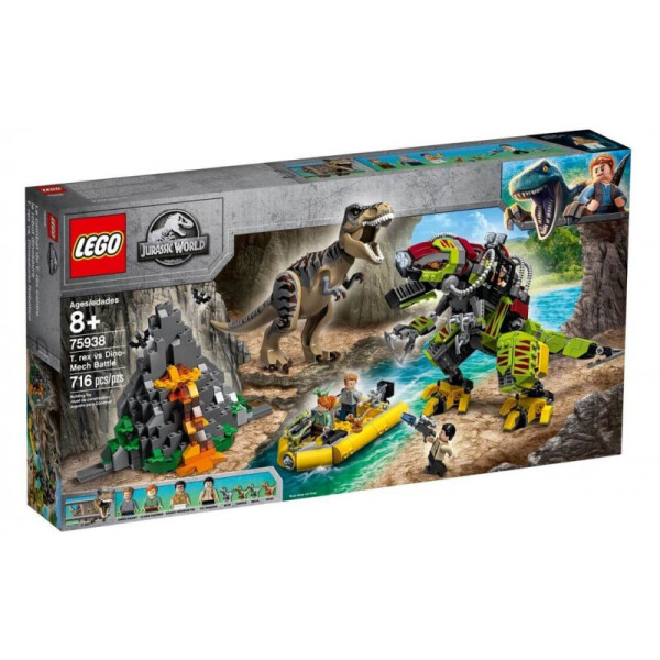 

LEGO Jurassic World Бой тираннозавра и робота-динозавра (75938)