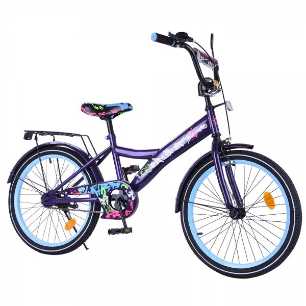 

Велосипед Tilly EXPLORER 20" T-220115 Black/Blue