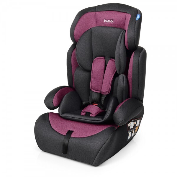 

Детское автокресло Bambi M 3546 PINK GRAY