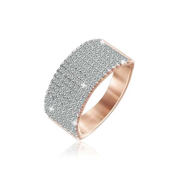 

Кольцо из серебра с куб. циркониями, размер 18.5 (1525485)