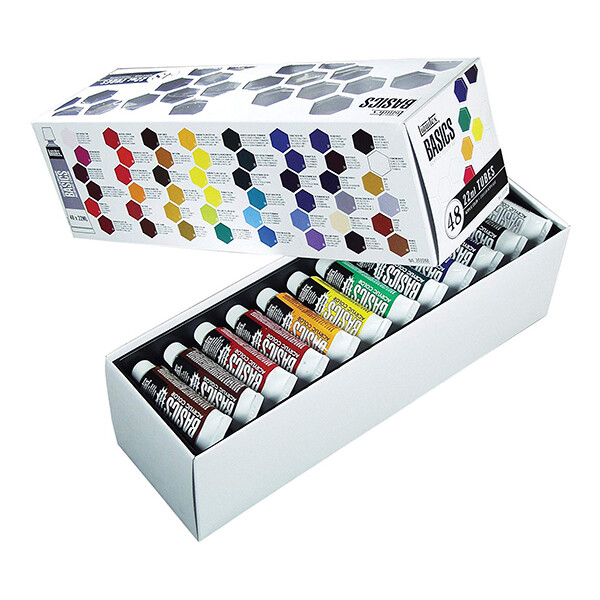 

Набор акриловых матовых красок Liquitex Acrylic Studio 48 цветов по 22 мл (101048)