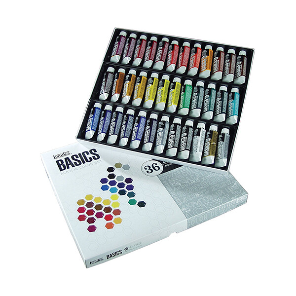 

Набор акриловых матовых красок Liquitex Acrylic Studio 36 цветов по 22 мл (101036)