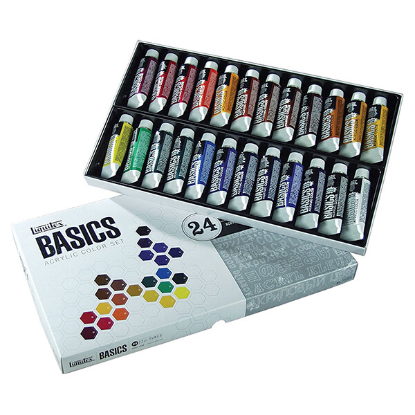 

Набор акриловых матовых красок Liquitex Acrylic Studio 24 цвета по 22 мл (101024)