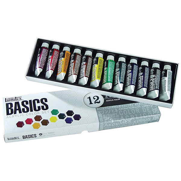 

Набор акриловых матовых красок Liquitex Acrylic Studio 12 цветов по 22 мл (101012)